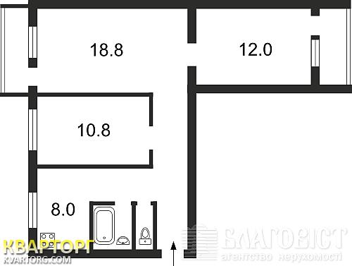 Sell 3-room apartment. Киев,  Щорса — photo 2