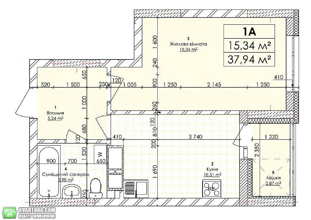 Sell 1-room apartment. Киев,  Бережанская — photo 1