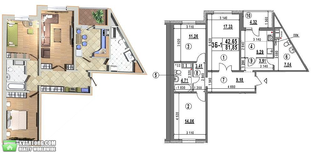 Sell 3-room apartment. Киев,  Конева — photo 9