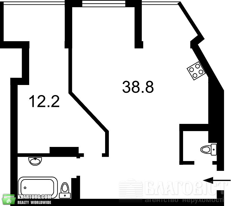Sell 2-room apartment. Киев,  Рижская — photo 2