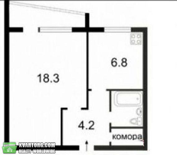 Sell 1-room apartment. Киев,  Харьковское шоссе — photo 7