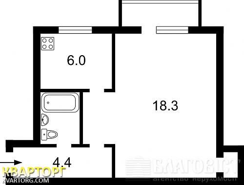 Sell 1-room apartment. Киев, Воссоединения пр — photo 3