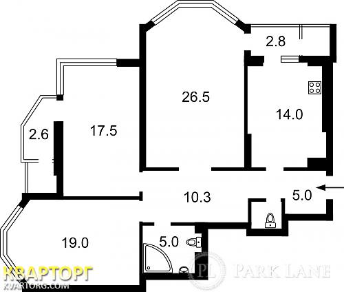 Sell 3-room apartment. Киев, Лебедева-Кумача — photo 6