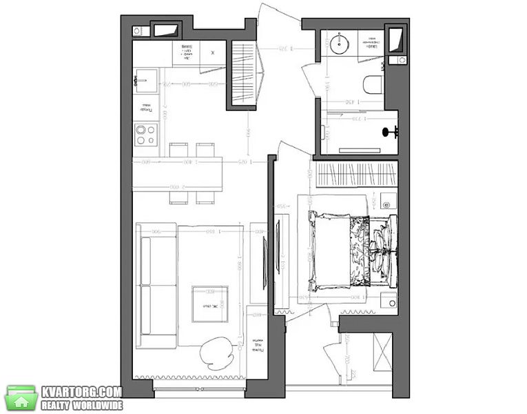 Sell 1-room apartment. Киев,  Победы пр — photo 6