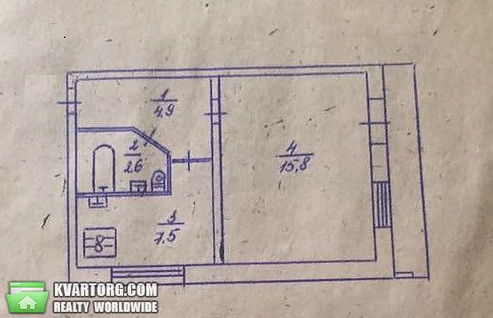 Sell 1-room apartment. Киев,  Гната Юры — photo 1