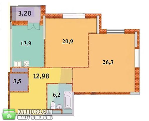 Sell 2-room apartment. Киев, Тютюнника — photo 3