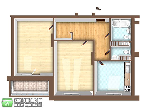 Sell 2-room apartment. Киев,  Закревского — photo 3