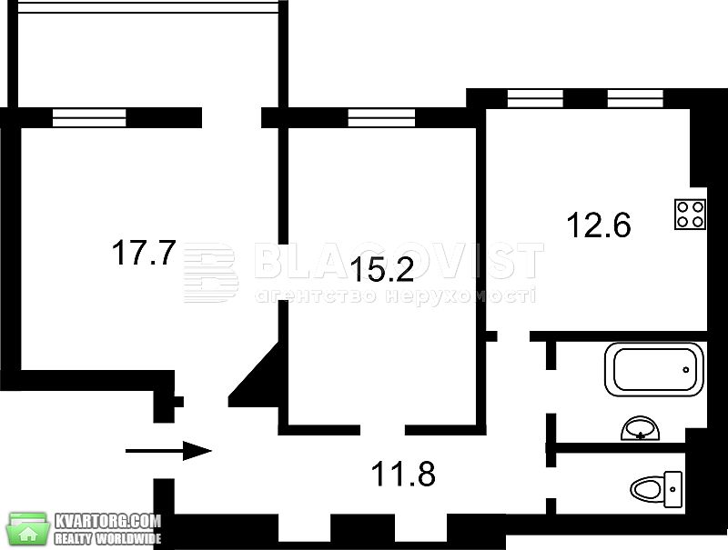 Sell 2-room apartment. Киев,  Саксаганского — photo 2