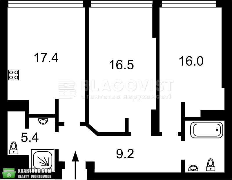 Sell 2-room apartment. Киев,  Лепсе бул — photo 1