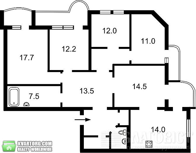 Sell 3-room apartment. Киев, Котельникова — photo 2