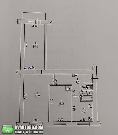 Sell 3-room apartment. Киевская обл., Горячкина — photo 7