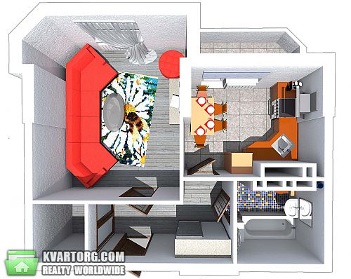 Sell 1-room apartment. Одесса, Левитана — photo 1