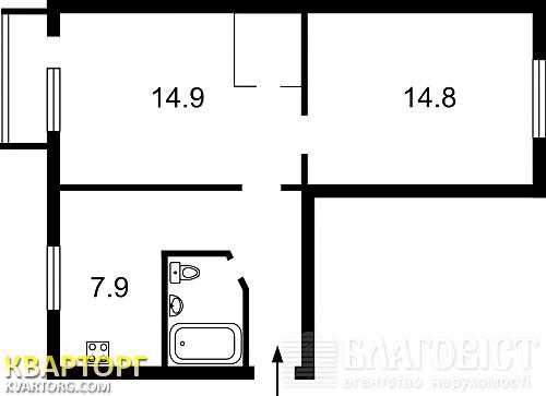 Sell 2-room apartment. Киев, Верховного Совета бул — photo 9