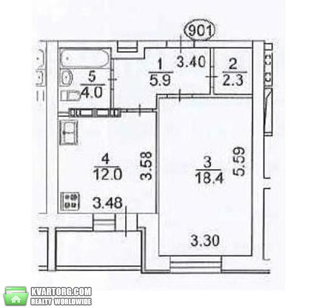 Sell 1-room apartment. Киев,  Задорожный пер — photo 4