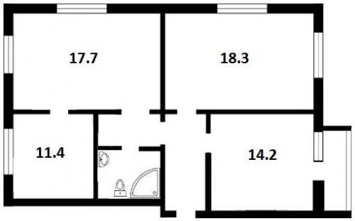 продам 3-комнатную квартиру. Киев,  Дружбы Народов бульв. - фото 2
