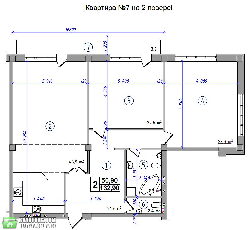 Sell 3-room apartment. Киев,  Шмидта — photo 5