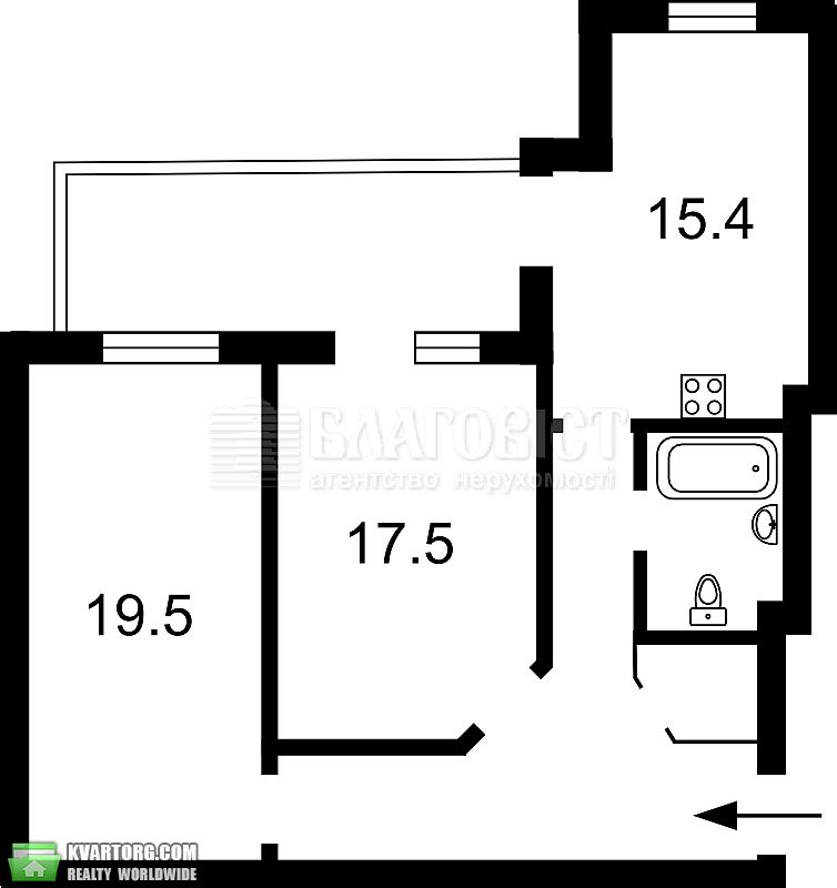 Sell 2-room apartment. Киев,  Саксаганского — photo 4