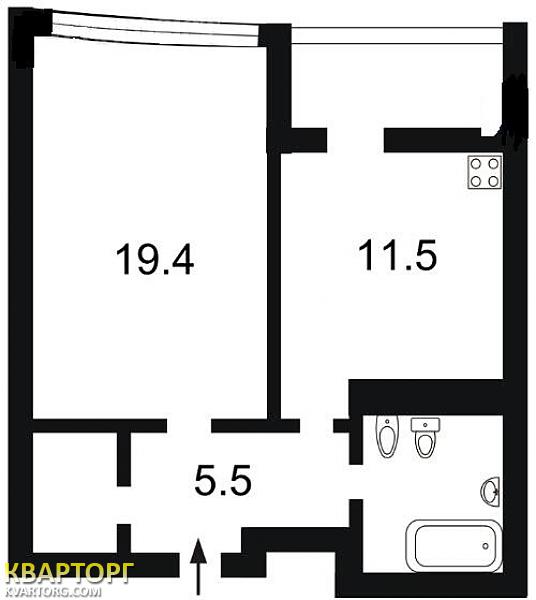 Sell 1-room apartment. Киев,  Вышгородская — photo 10