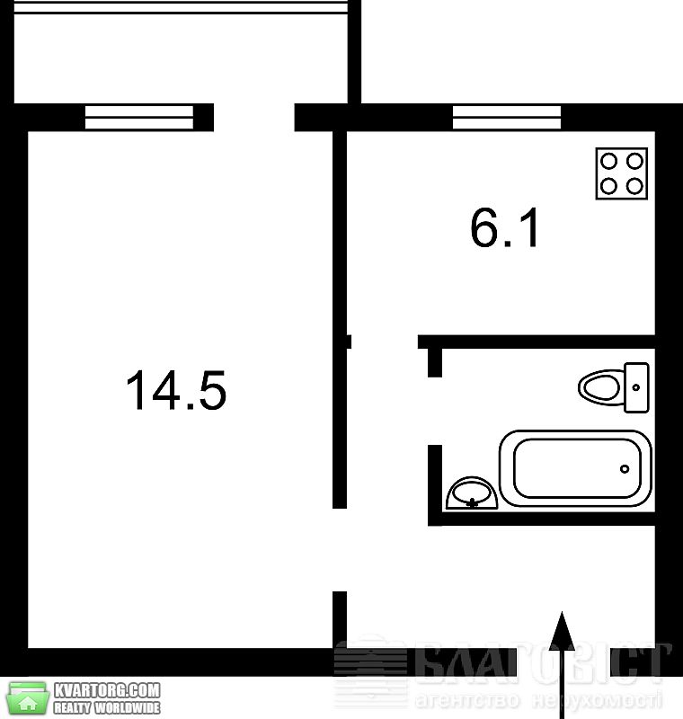 Sell 1-room apartment. Киев,  Дружбы Народов бул — photo 3