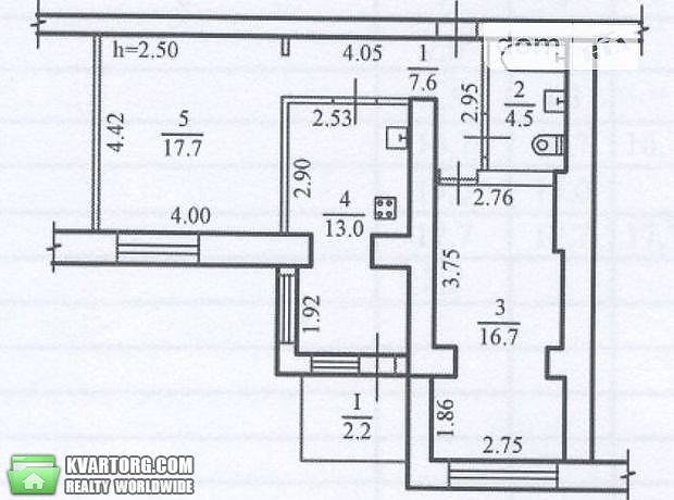 Rent out 2-room apartment. Днепропетровск,  Литейная — photo 1