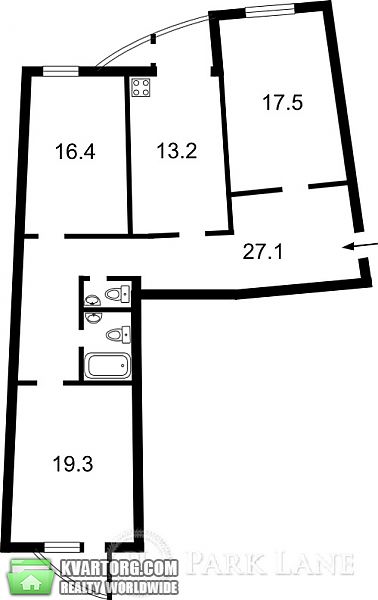 Sell 3-room apartment. Киев, Днепровская наб — photo 7
