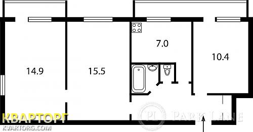 Sell 3-room apartment. Киев,  Малиновского — photo 2