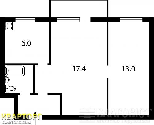 Sell 1-room apartment. Киев, Підвисоцького Професора — photo 2