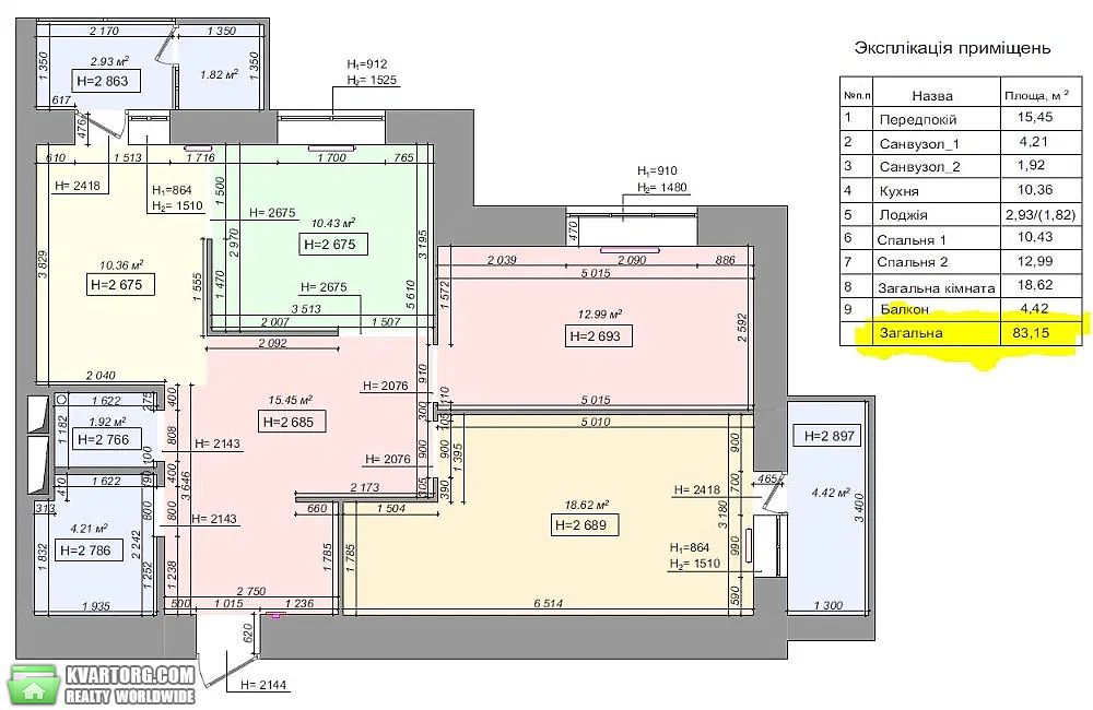 Sell 3-room apartment. Киев,  Гарматная — photo 4
