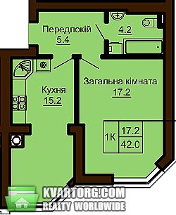 Sell 1-room apartment. Киев,  Большая Окружная — photo 6