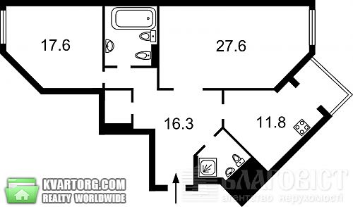 Sell 2-room apartment. Киев, Вышгородская — photo 1