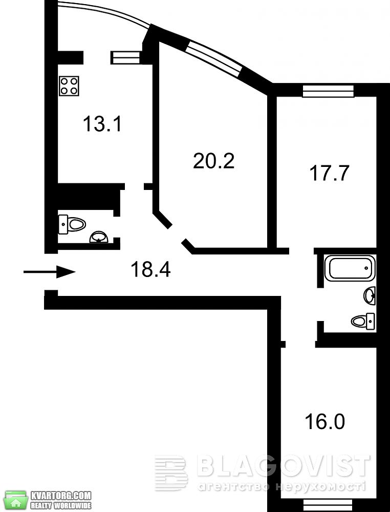 Sell 3-room apartment. Киев, миропольская — photo 3