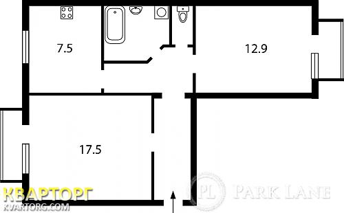 Sell 2-room apartment. Киев,  Строителей — photo 2