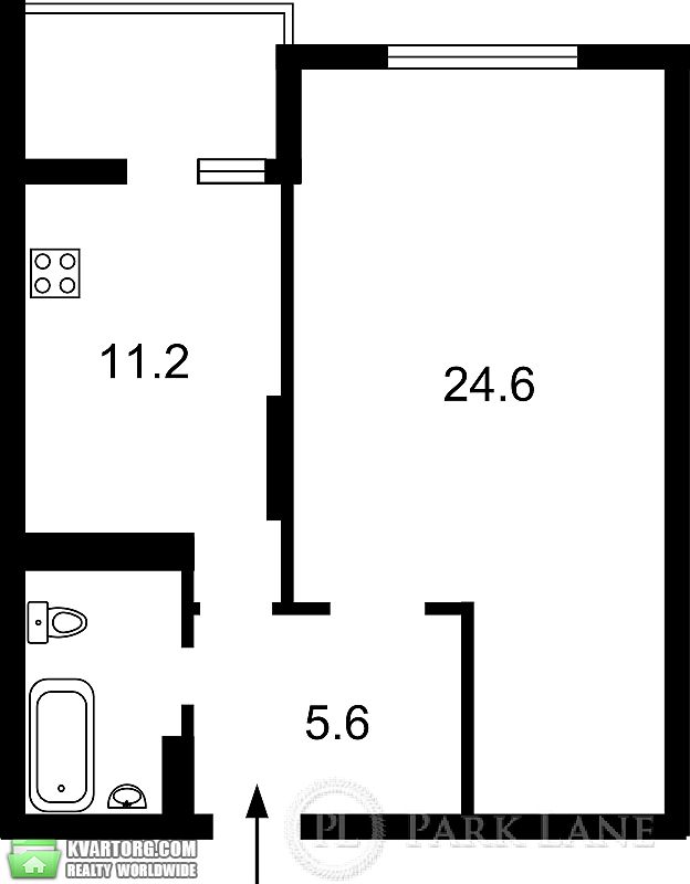 Sell 1-room apartment. Киев,  Андрющенко — photo 3