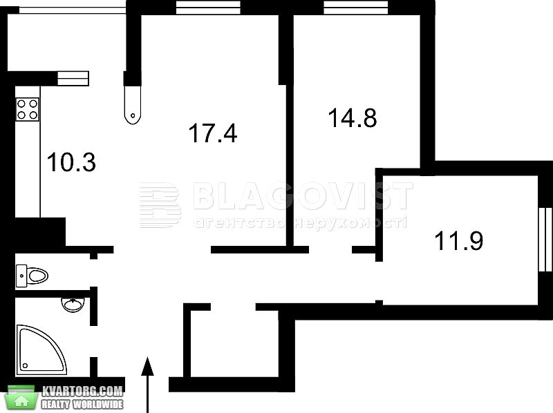 Sell 3-room apartment. Киев,  Урловская — photo 2