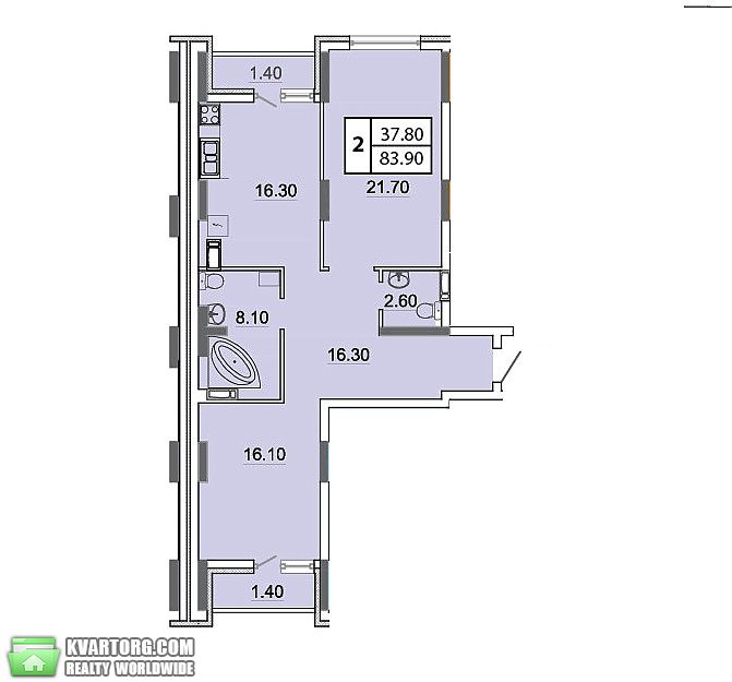 Sell 2-room apartment. Киев,  Конева — photo 8
