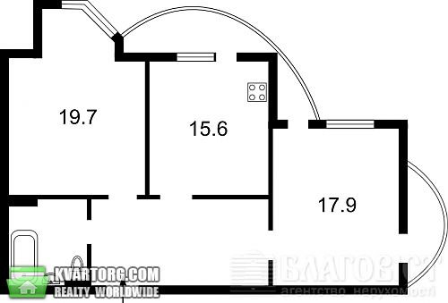 Sell 2-room apartment. Киев, Ахматовой — photo 9