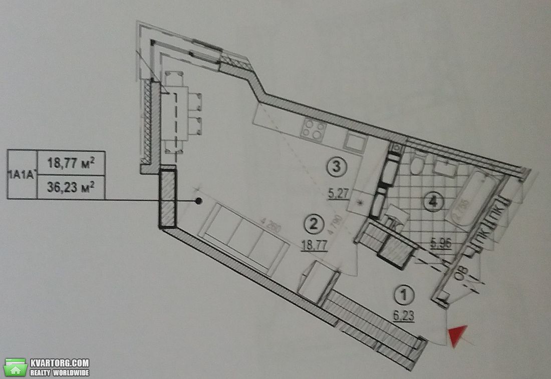Sell 1-room apartment. Киев,  Глубочицкая — photo 2