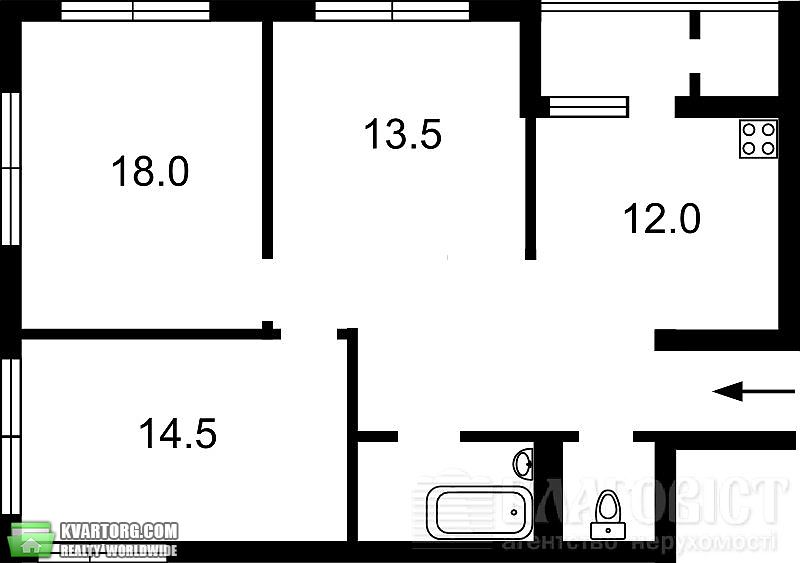 Sell 3-room apartment. Киев,  Подвысоцкого — photo 3
