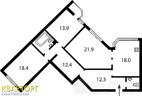 Sell 3-room apartment. Киев,  Вильямса — photo 2