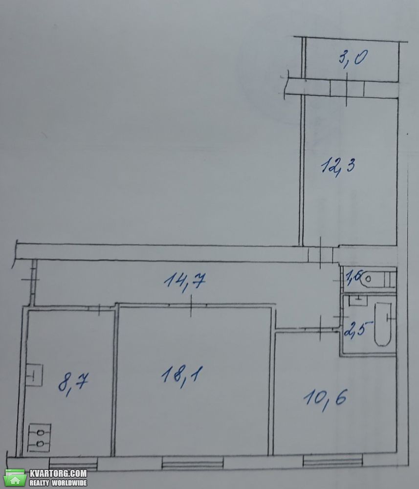 Sell 3-room apartment. Киев,  Шовкуненко Алексея — photo 10