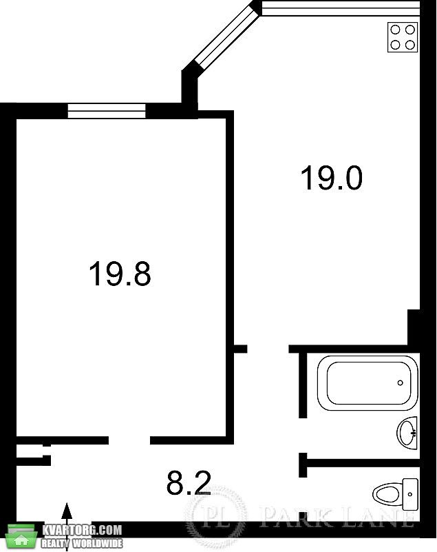 Sell 1-room apartment. Киев,  Борщаговская — photo 4