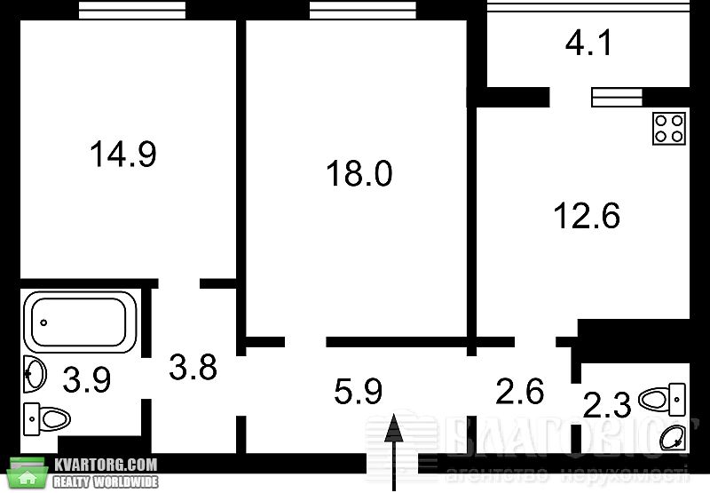 Sell 2-room apartment. Киев,  Донца — photo 2