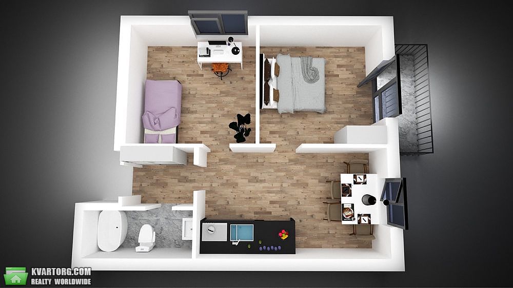 Rent out 2-room apartment. Одесса, Юбилейный переулок — photo 1
