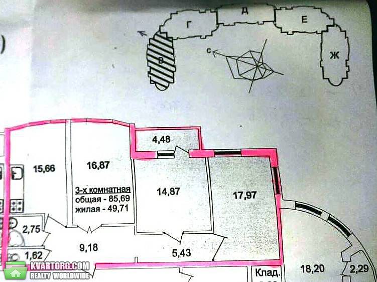 Sell 3-room apartment. Одесса, Педагогическая — photo 2