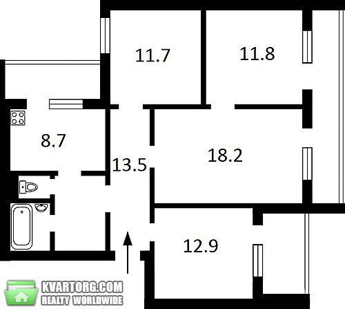 Sell 4-room apartment. Киев,  Феодосийская — photo 9