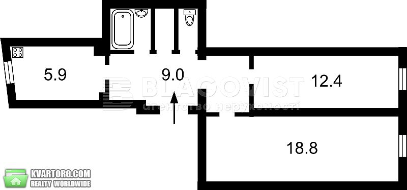 Sell 2-room apartment. Киев,  Малоподвальная — photo 3