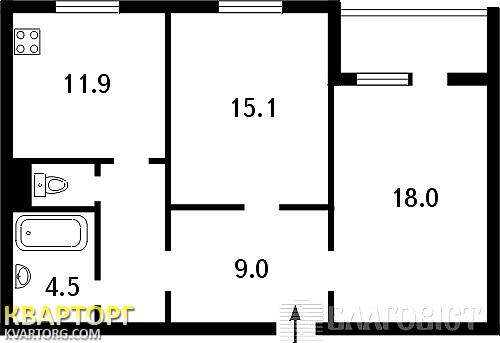 Sell 2-room apartment. Киев,  Котовского — photo 3