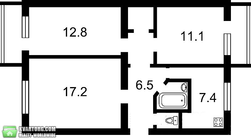 Sell 3-room apartment. Киев,  Златоустовская — photo 9