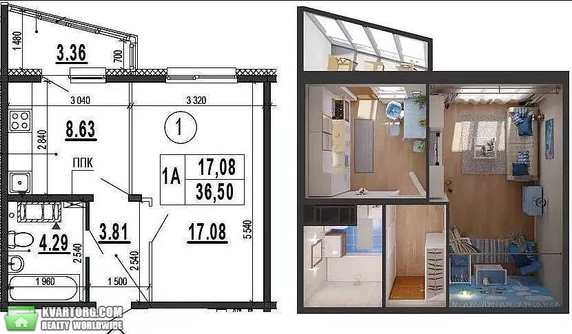Sell 1-room apartment. Киев,  Глушкова пр — photo 4