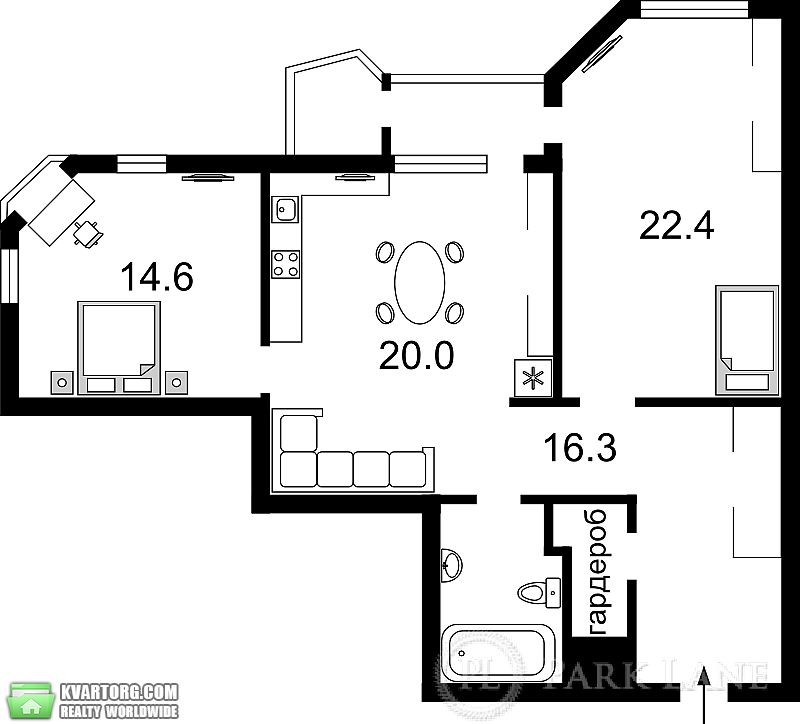 Sell 2-room apartment. Киев, Кудряшова — photo 7